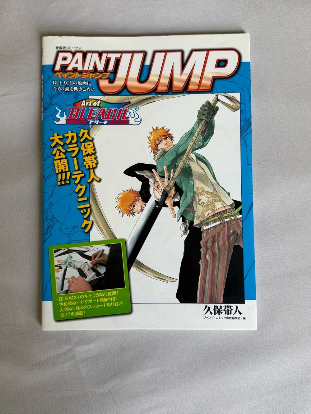 Paint Jump Art of Bleach by Kubo Tite Painting guidebook with step-by-step